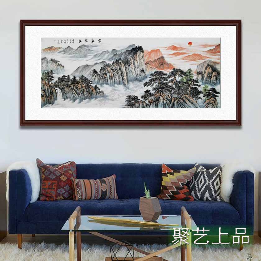 客厅沙发背景墙挂什么画好？彰显品位，就这样选
