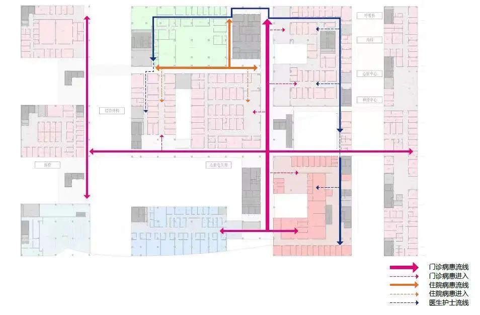 上海新建综合医院，就医更快更专业 / 筑博设计