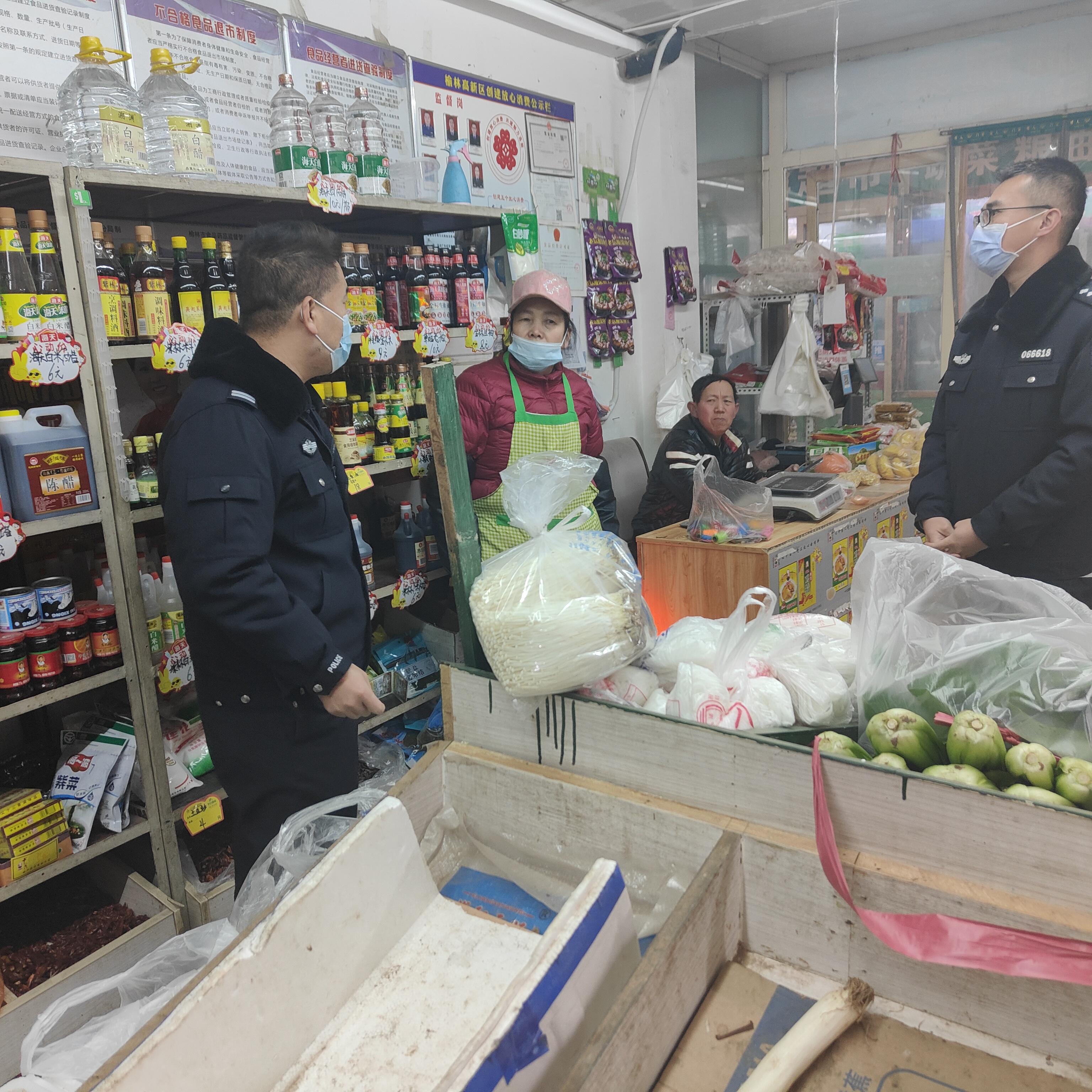 “疫”不容辞！榆林公安高新分局积极开展疫情防控检查工作