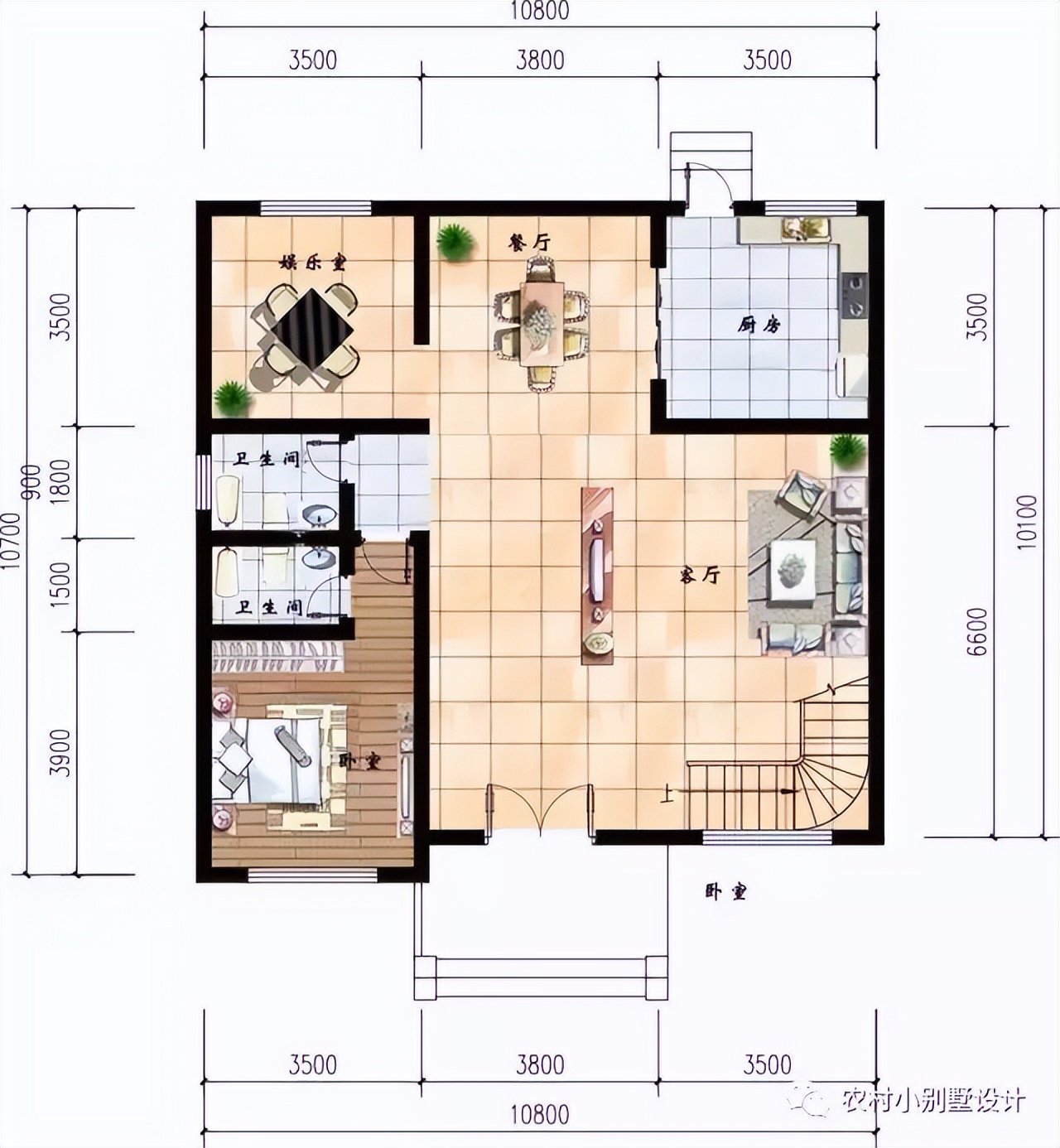 6款成本低面积小的二层农村别墅，2022年宅地小就这么建筑