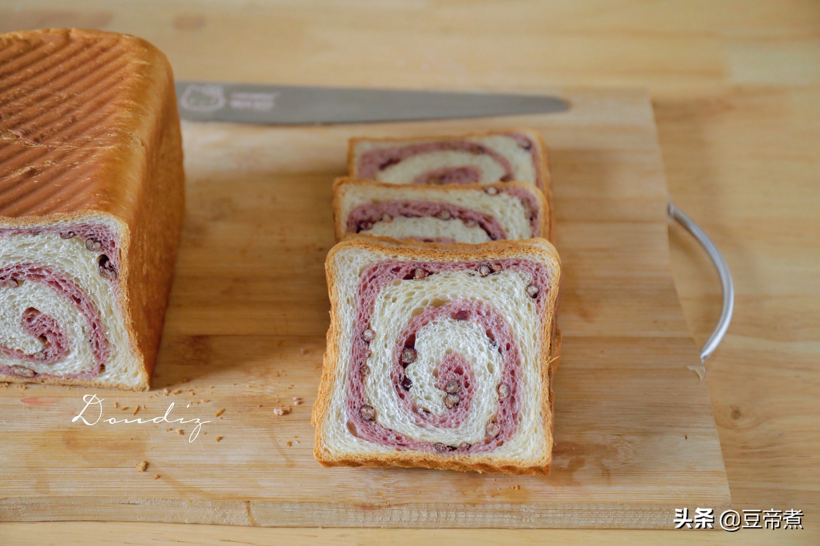 孩子念念不忘的吐司，我今天又做了，造型美观口感好难怪吃不腻