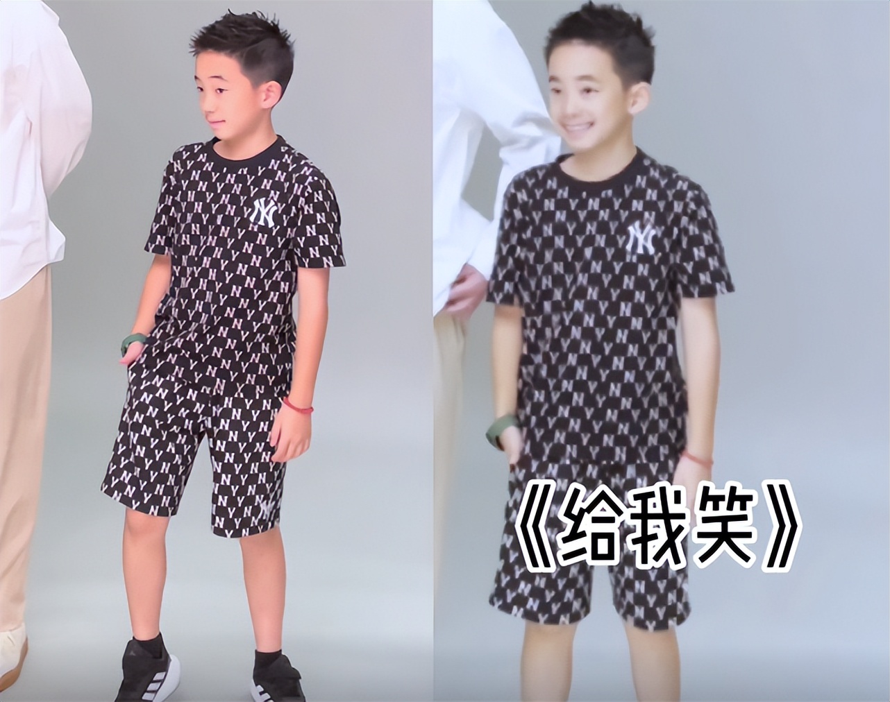应采儿一家四口拍全家福，小儿子再被错认成女孩，网友催生三胎