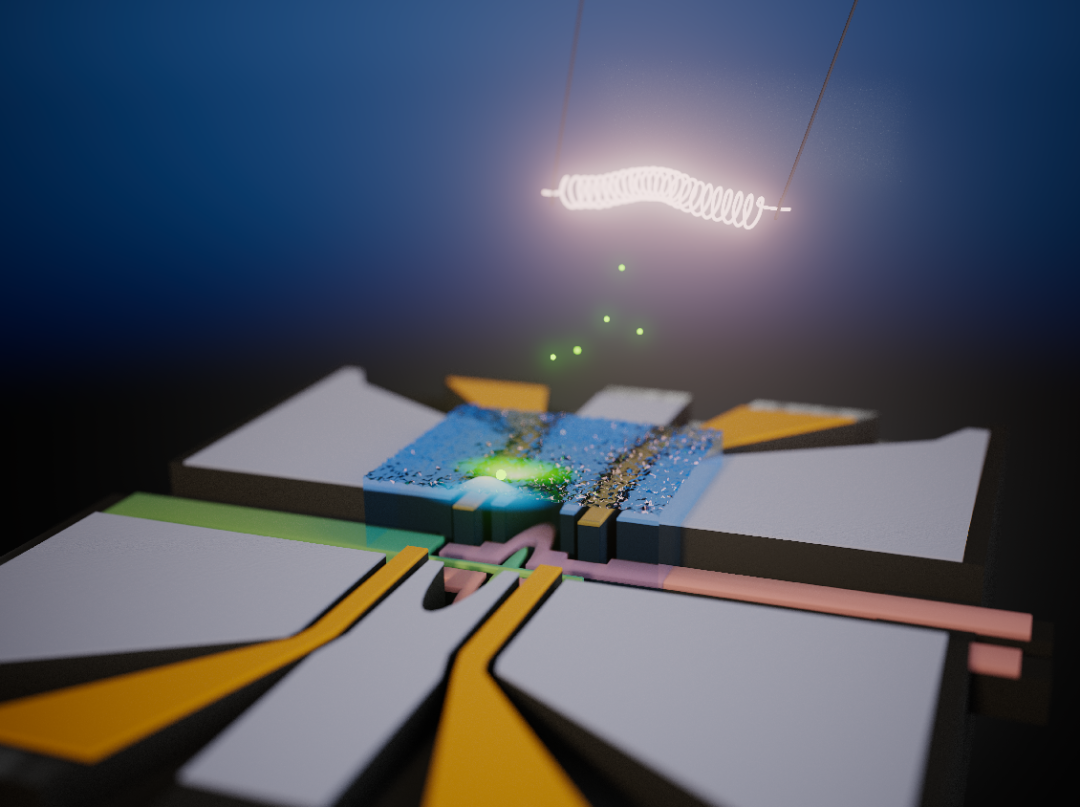 Nature新突破：将单个电子囚禁在氖冰表面构建新型量子比特