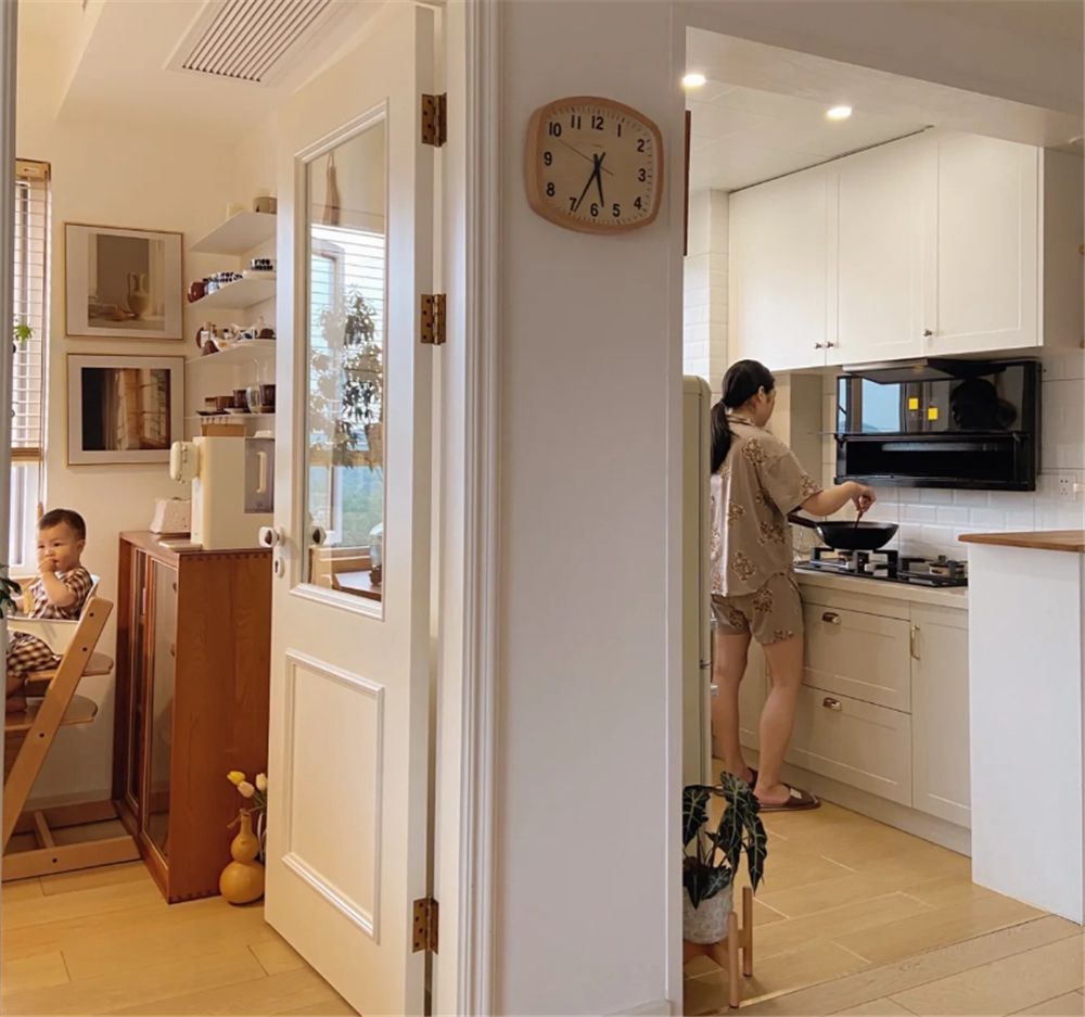 浙江一家三口买下89㎡小家，小三室格局紧凑，装修却温柔又舒适