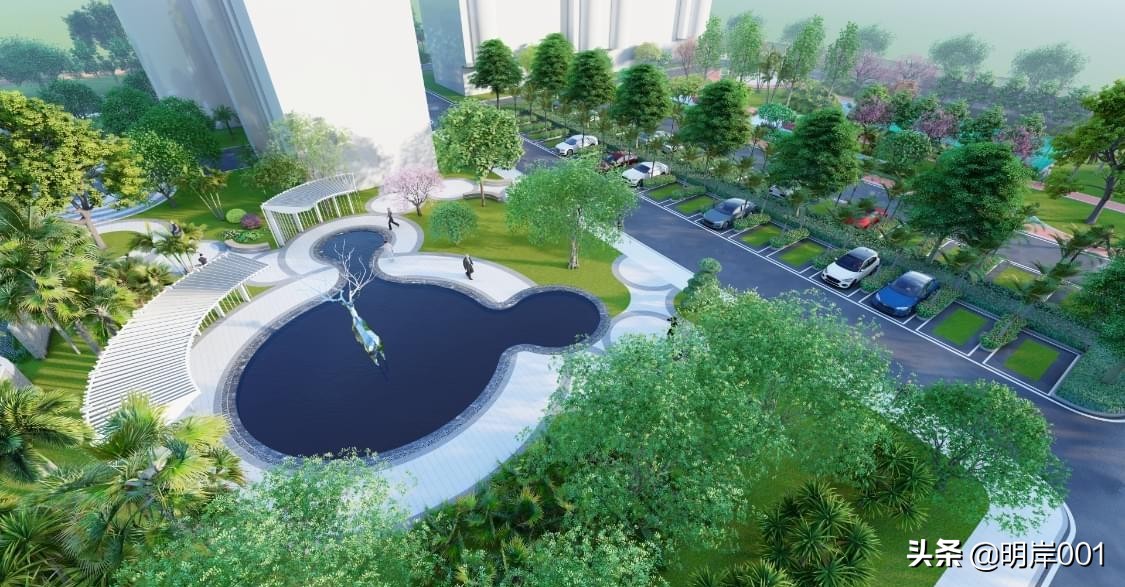 明岸：小区景观设计六种风格