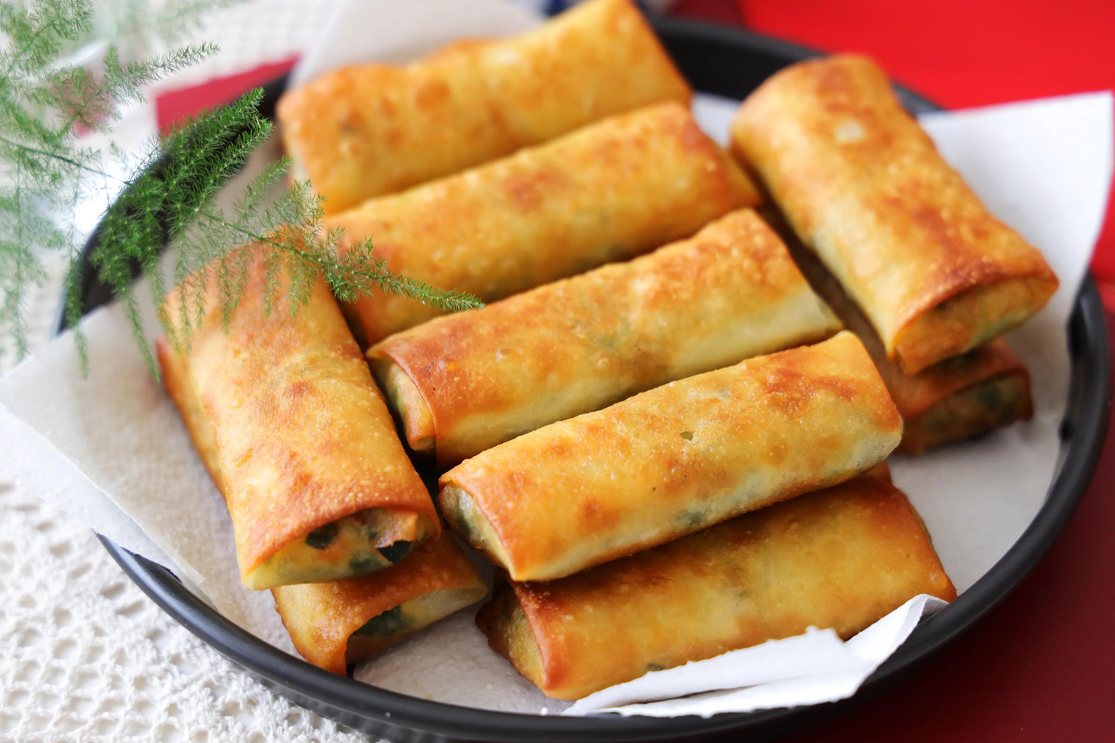 正月，早餐要试试这个，简单美味，金黄酥脆，一口气可以吃5个