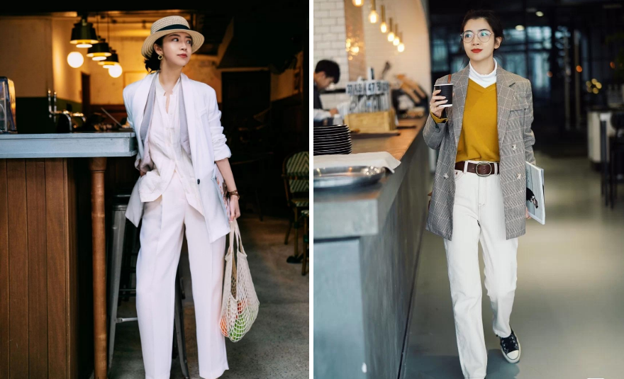 “小白褲”才是冬季的搭配王者，優(yōu)雅女人這樣穿更時髦
