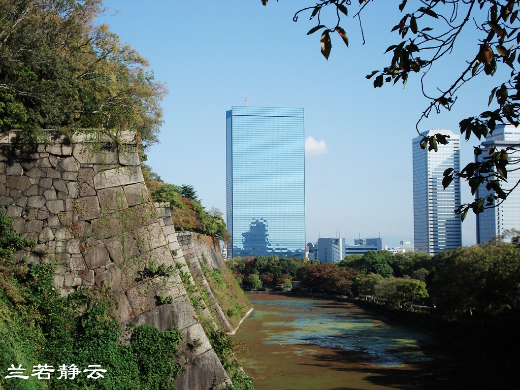 日本大阪旅游，逛“心斋桥”步行街，看大阪古城与街景