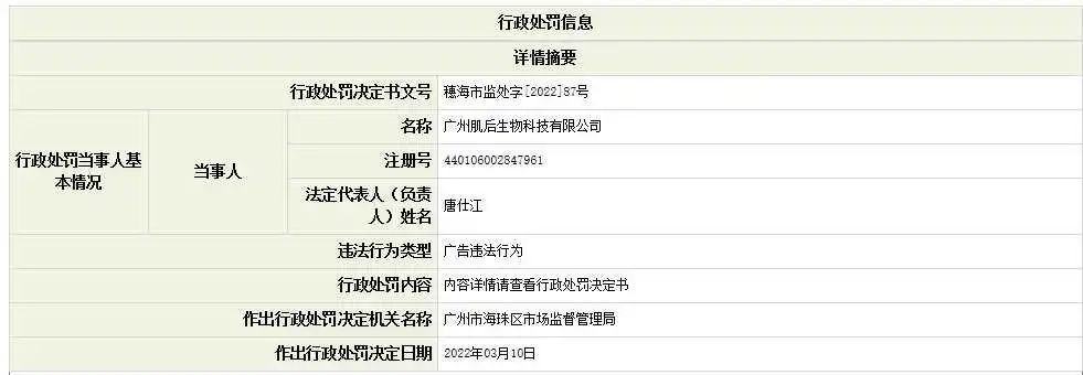 功效宣称罚单连连，最严法规下打擦边球也需付出代价