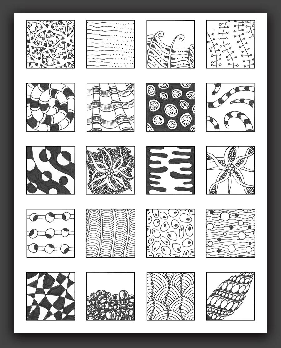 素材|线描基础组合图集,对绘画大有帮助!一定要收藏起来