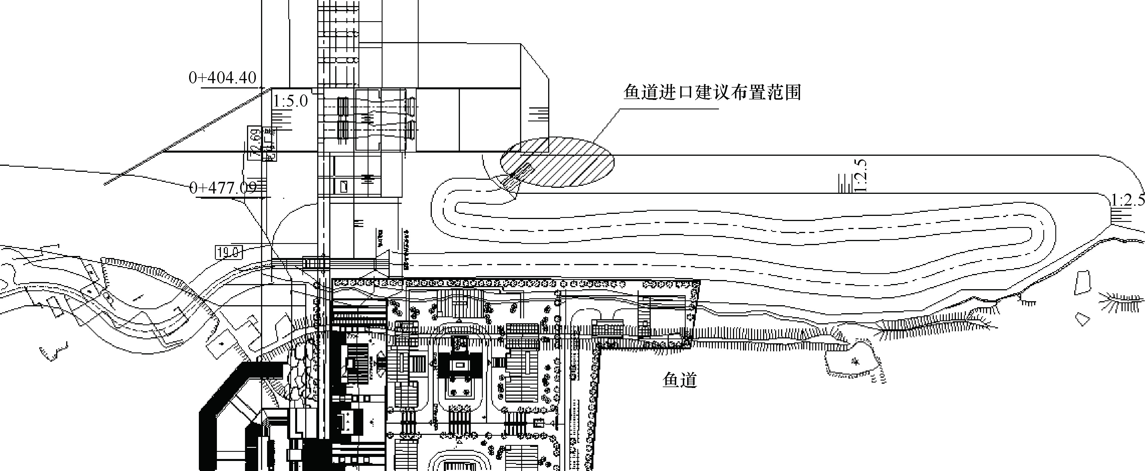 貊皮岭水电站鱼道进口布置论证与优化