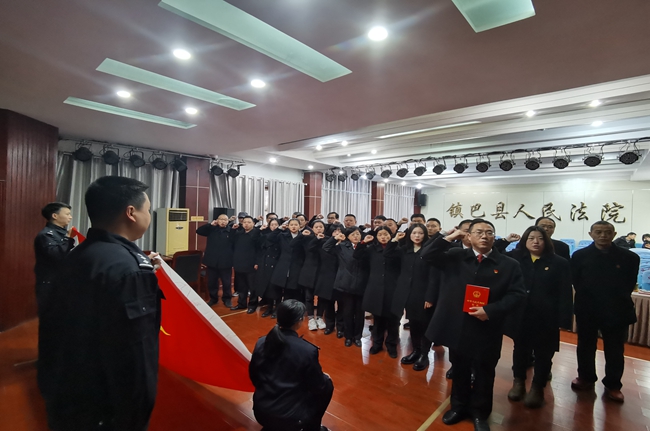 镇巴法院党支部深入学习贯彻党的十九届六中全会精神