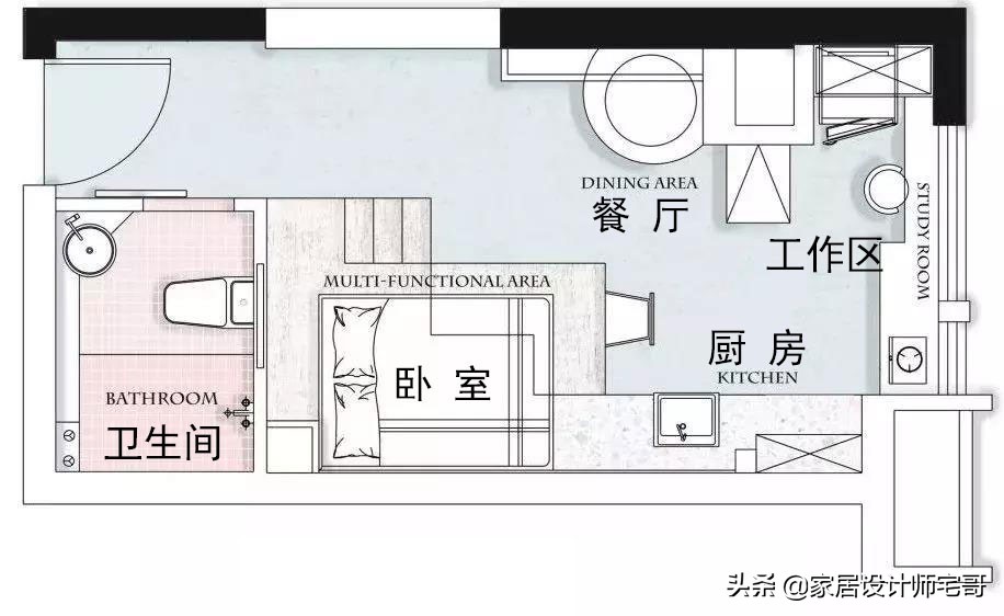 90后姑娘买26㎡小家，利用2.9米层高做夹层卧室，一个人住太爽了