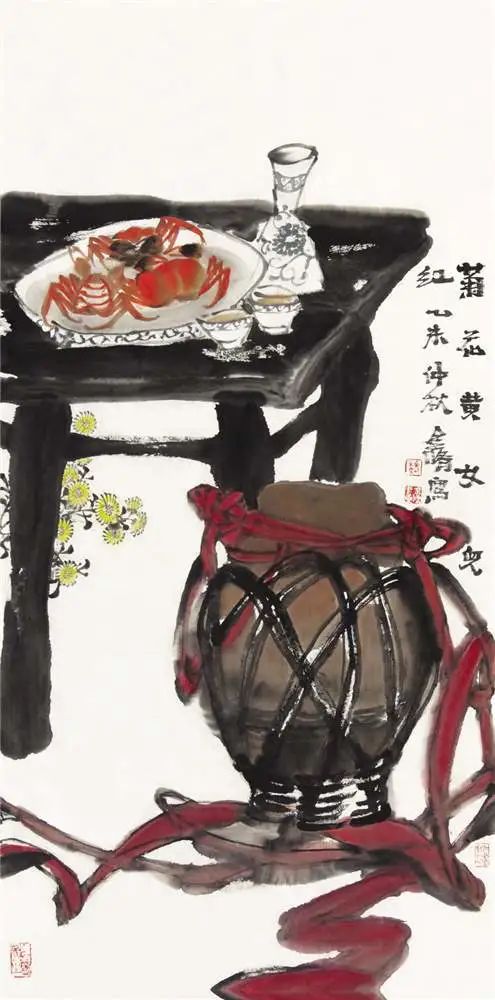 意境清远，笔墨雅洁的花鸟画