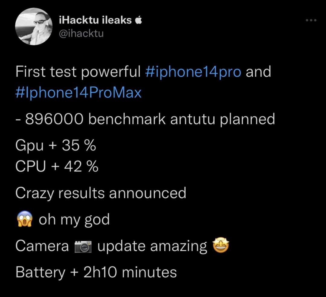 历代省电TOP1？爆料：iPhone 14 Pro续航力大或增2小时
