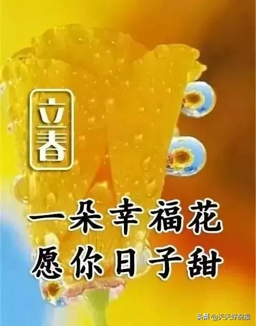 立春，祝福问候早送上，致我的亲人朋友