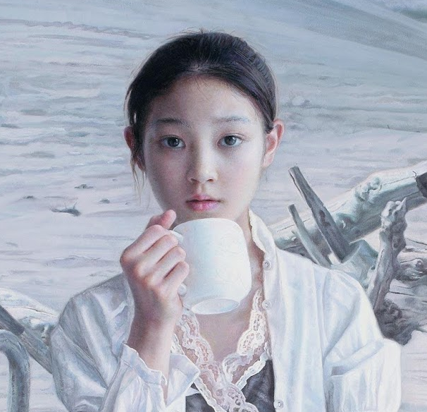 吴静涵笔下的少女，如此清纯