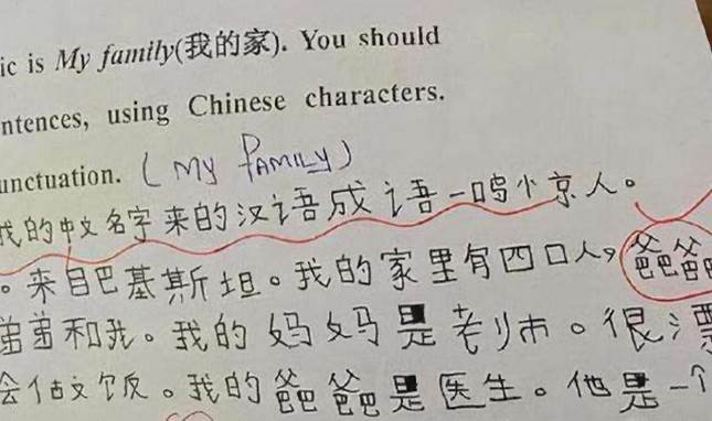 中国学生觉得英语难？看看外国人的中文试卷，有了感同身受的感觉