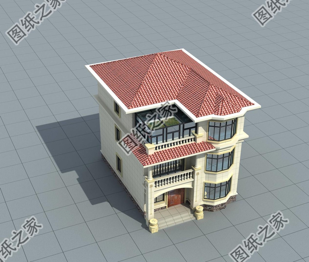 带有阳光房的别墅设计，宁静幽远的感受令人神驰