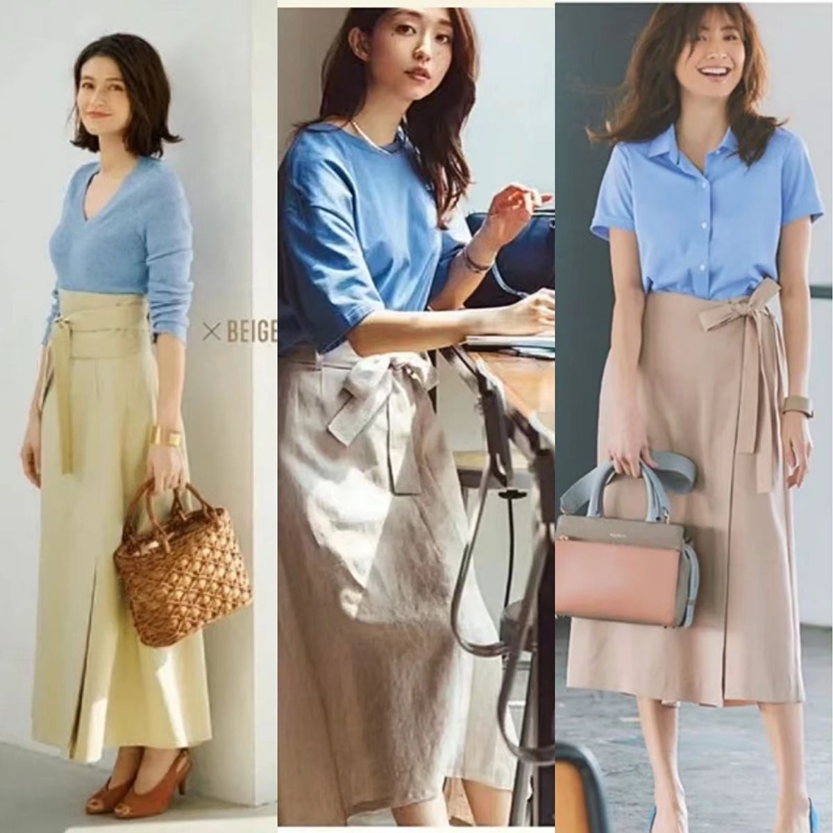 夏天色彩搭配也变卷了，学会这些日杂配色思路，减龄温柔又提气质