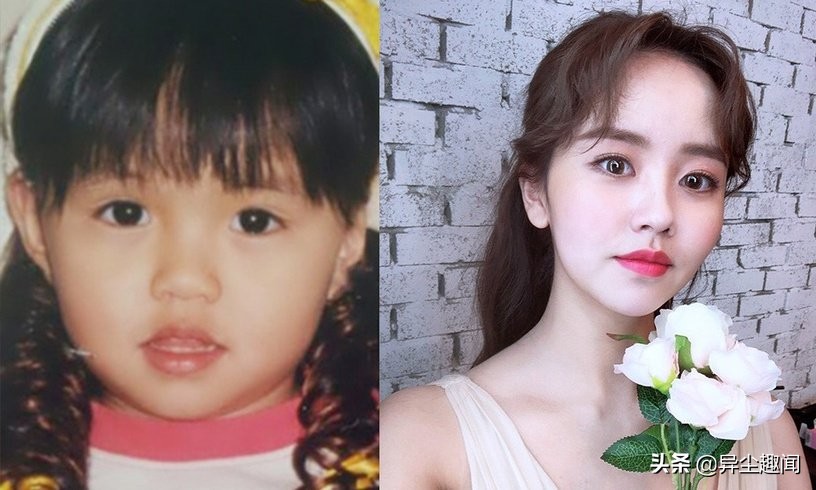 韩国女星童年旧照6:金裕贞4岁就出道的金裕贞,小时候因在《一枝梅》