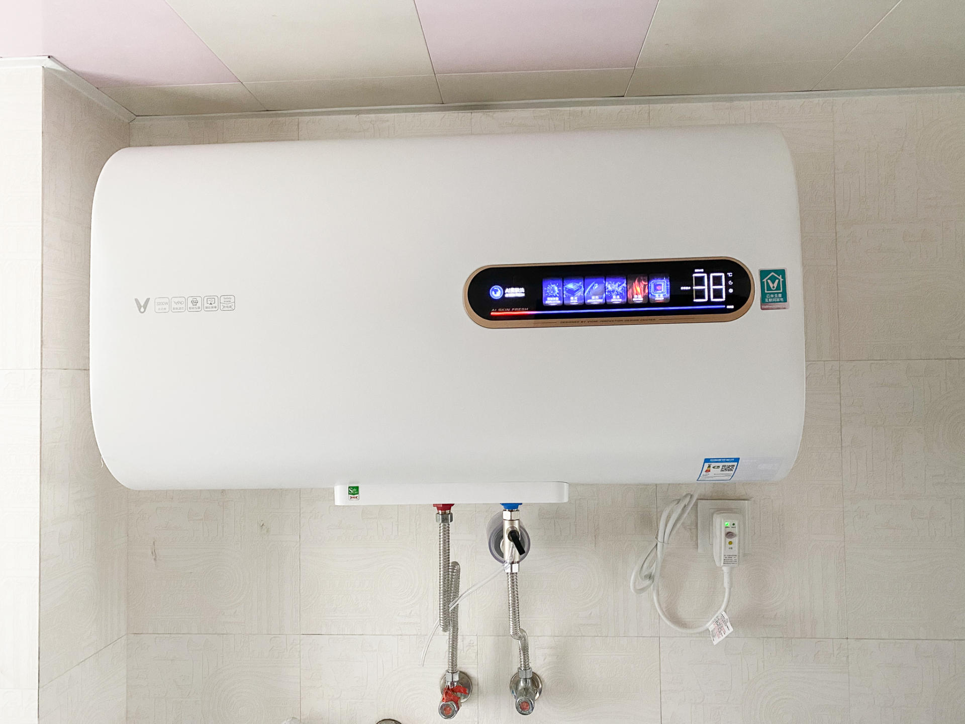 超薄漂亮没有大肚腩，云米新品AI电热水器Air2使用感受