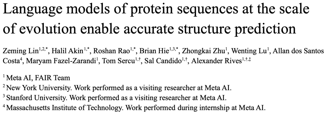 快了一个0！Meta祭出150亿参数蛋白质大模型，碾压AlphaFold2