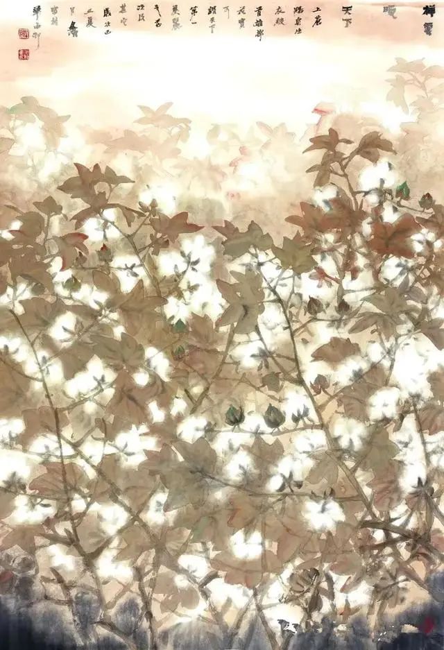 意境清远，笔墨雅洁的花鸟画