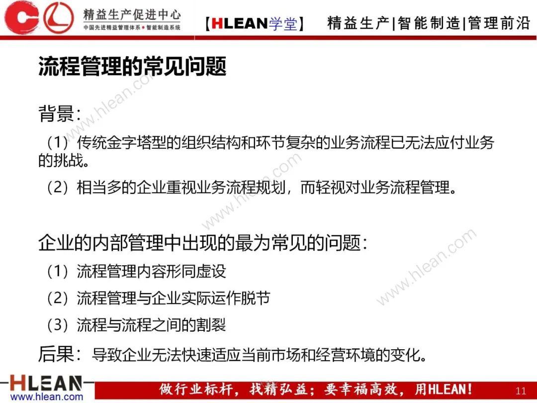 「精益學堂」流程管理與效率