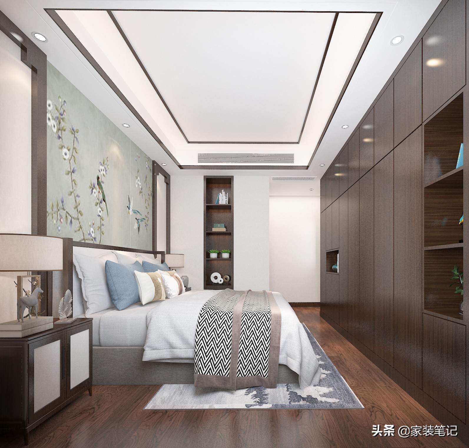 都说小户型不能装新中式，看了这套福州建发的房子装修，真的爱了