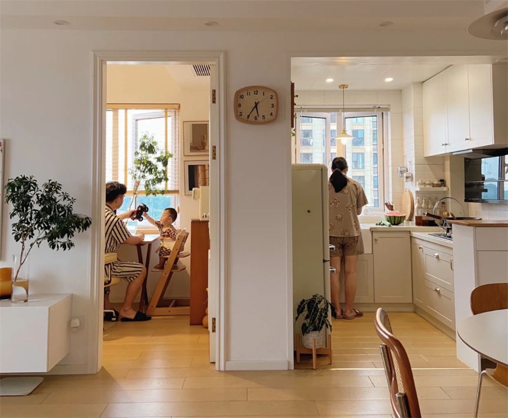 浙江一家三口买下89㎡小家，小三室格局紧凑，装修却温柔又舒适