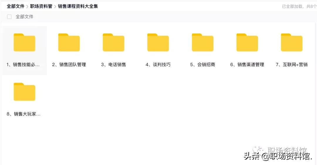销售课程资料大全集