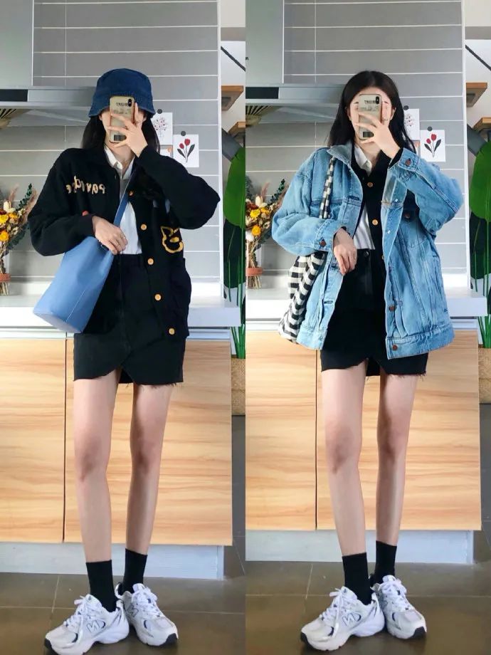 18套ins韩系简约外套穿搭，简约又清新，照着穿回头率100%