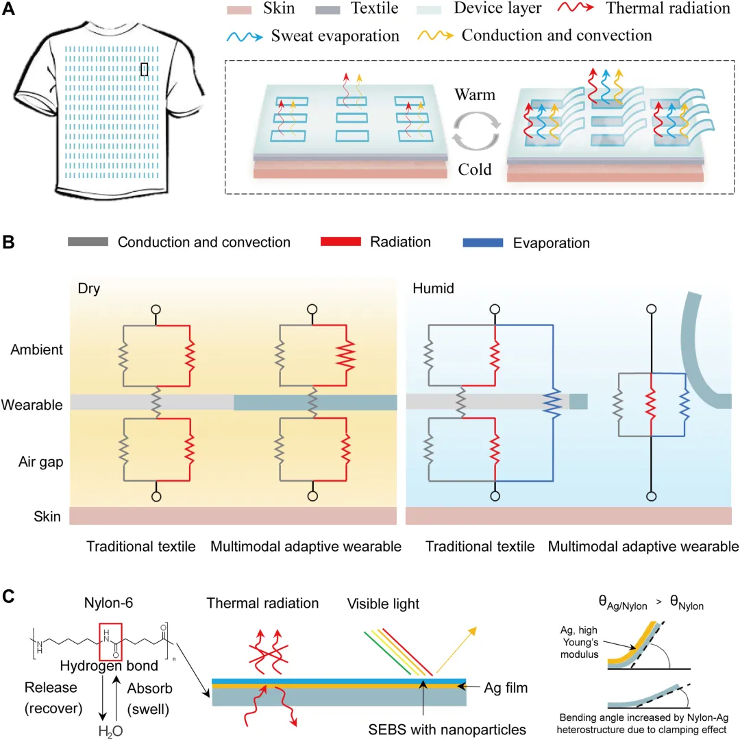 华人科学家领衔研发多模态装备,检测到出汗即启动蒸发模式