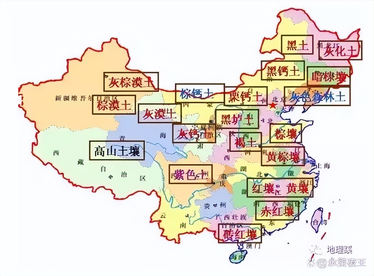 中国各省五行图图片