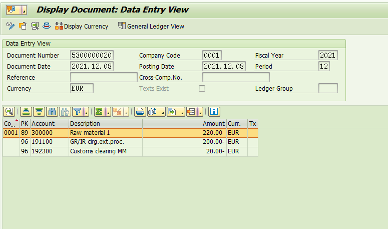 SAP MM 采购附加费计入物料成本？