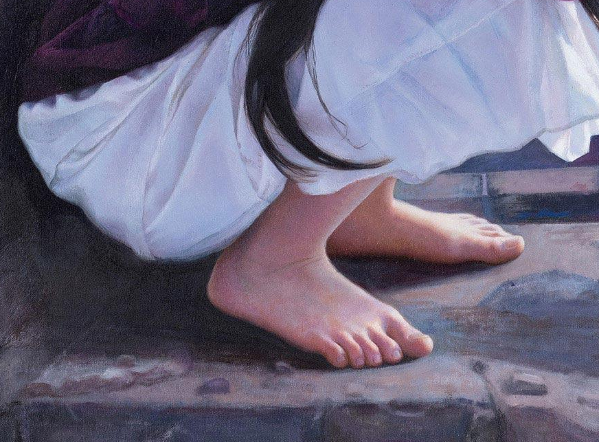 吴静涵笔下的少女，如此清纯