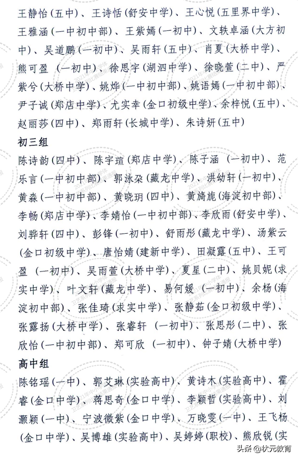 武昌2021艺术小人才全部获奖名单出炉，江汉区部分学校也更新了
