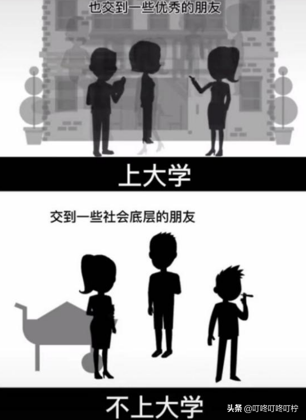上过大学和没上过大学的“女生”，两者之间差距真大，太真实
