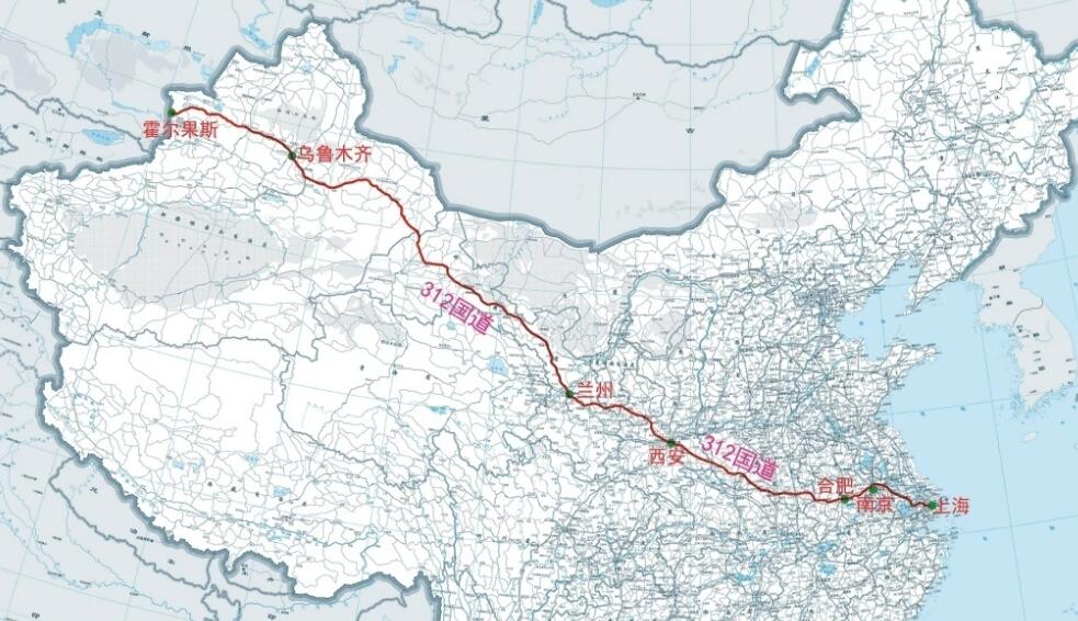 甘肃一段国道将被提升，标准双向4车道，时速80公里，可比拟高速