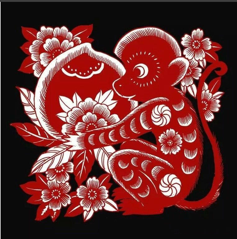 红与黑的强烈碰撞，演绎出精美绝伦的十二生肖剪纸