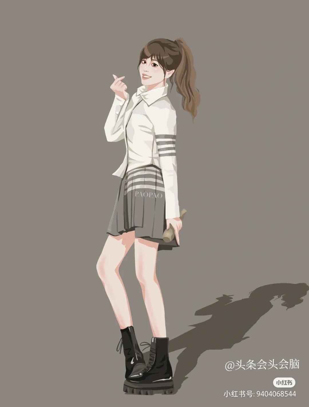 甜心教主王心凌的插画来啦