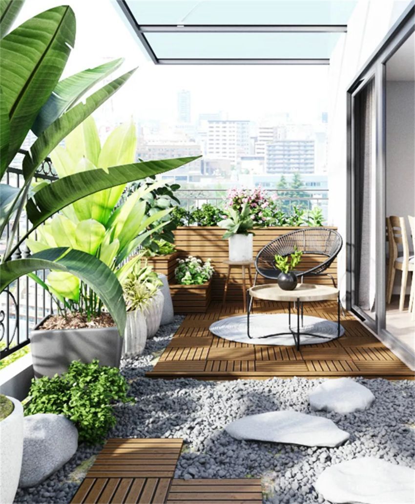 新房入住后才发现，阳台坚持“8不装”，用起来是真爽