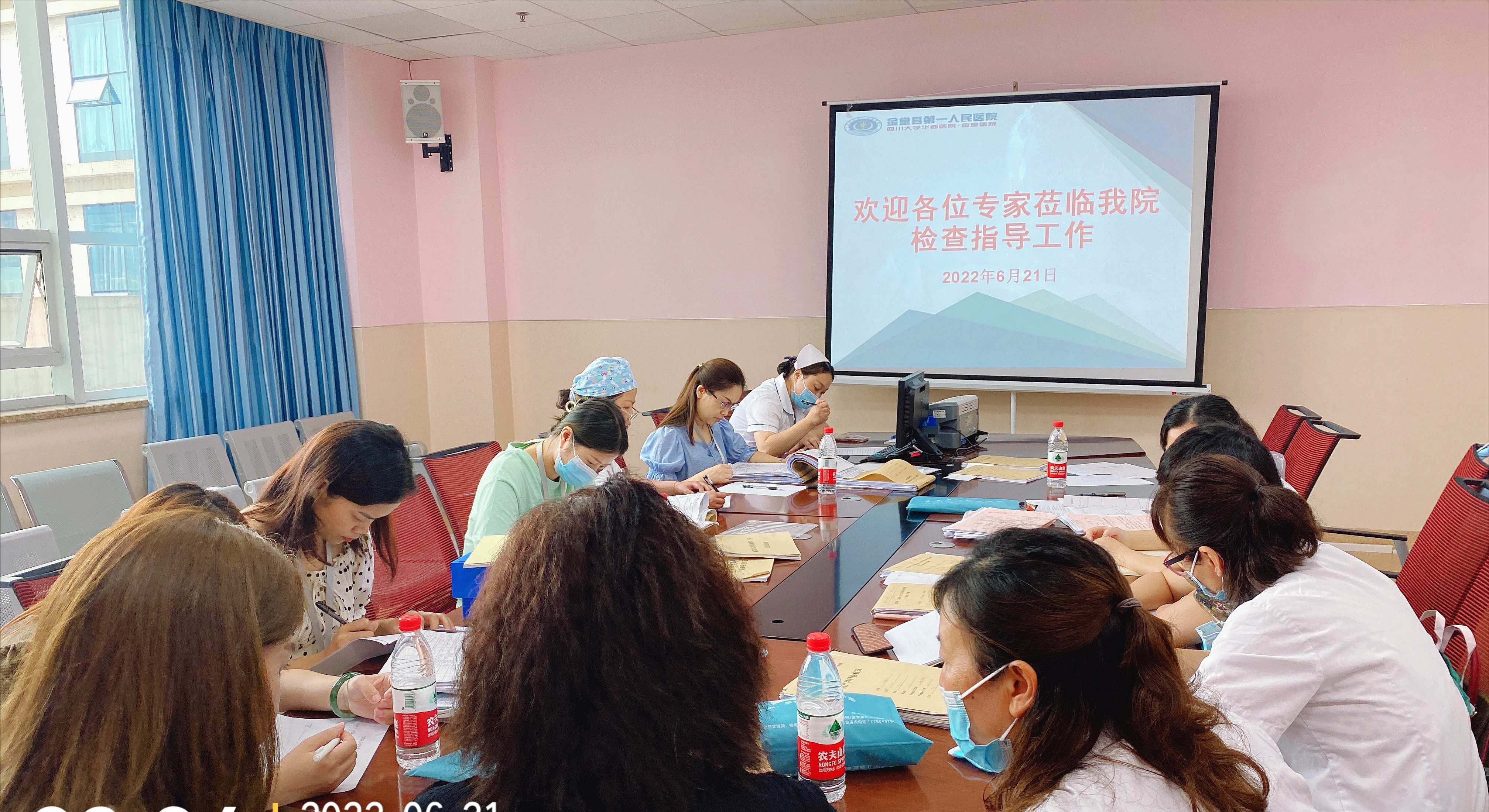 华西金堂医院接受第二季度妇幼健康服务质量控制检查