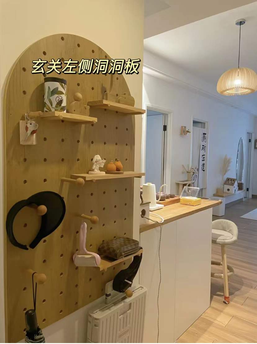 上海夫妻的70㎡新家火了，仅凭一个玄关就圈粉无数，太会布置了