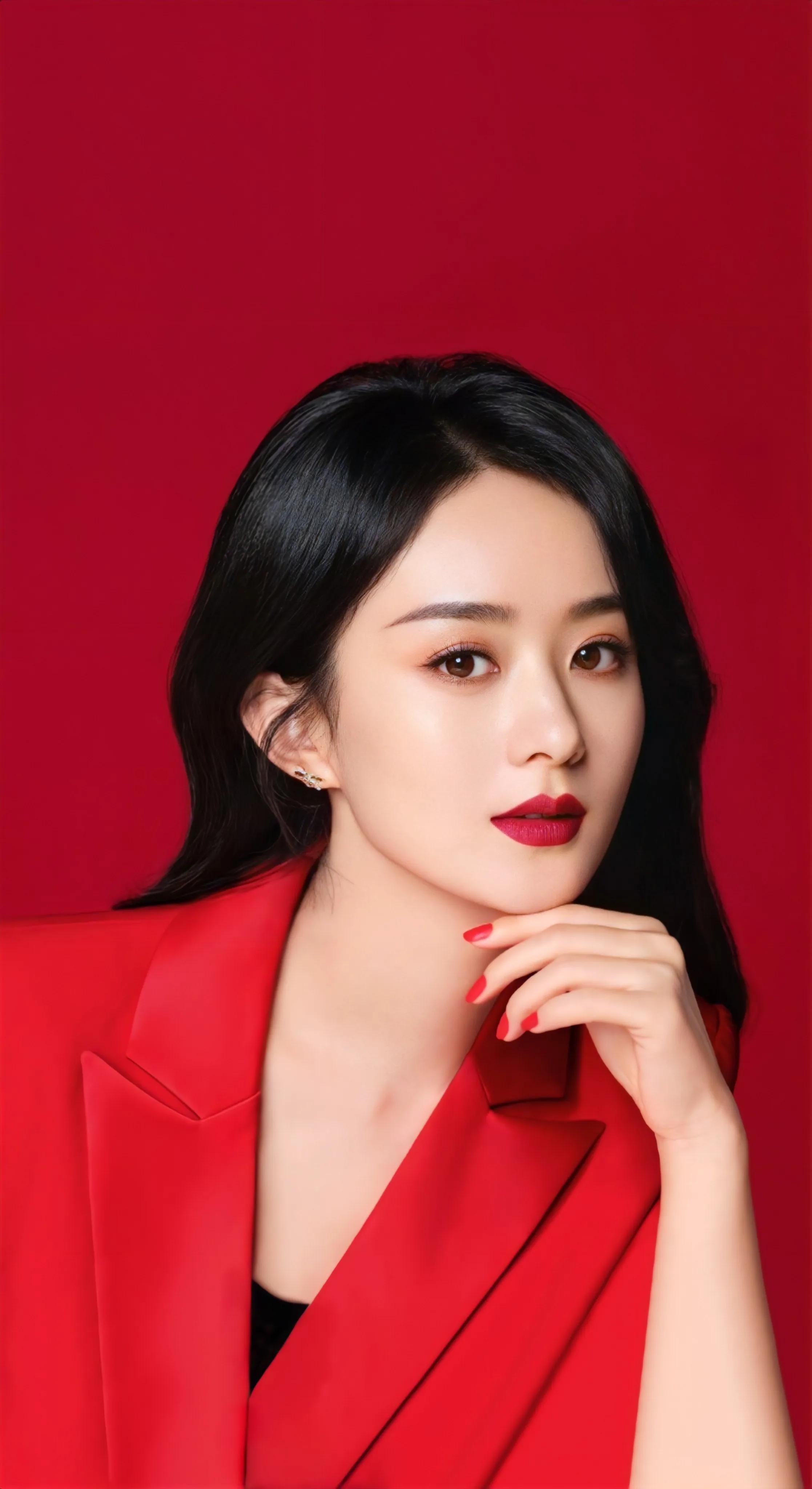 赵丽颖2K增强版手机壁纸