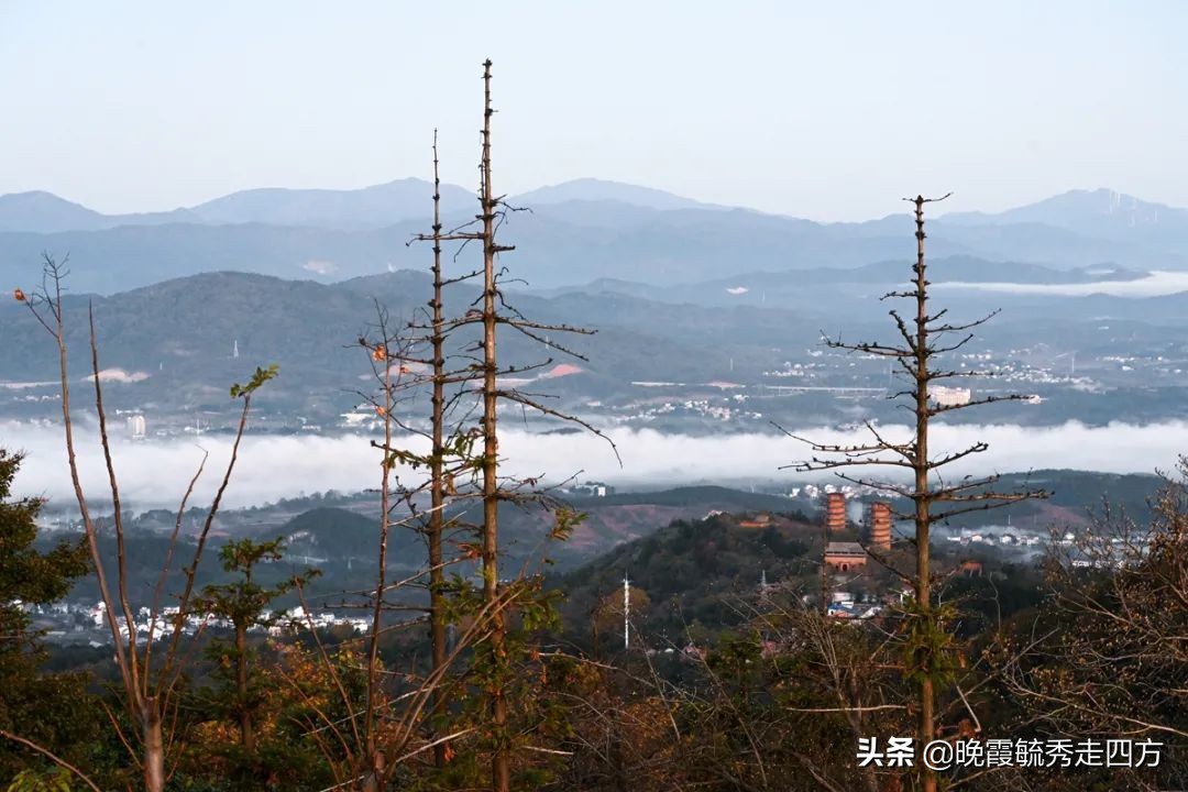 坠落无人机加冬日独自露宿，得木兰山绝美的日出日落，不后悔