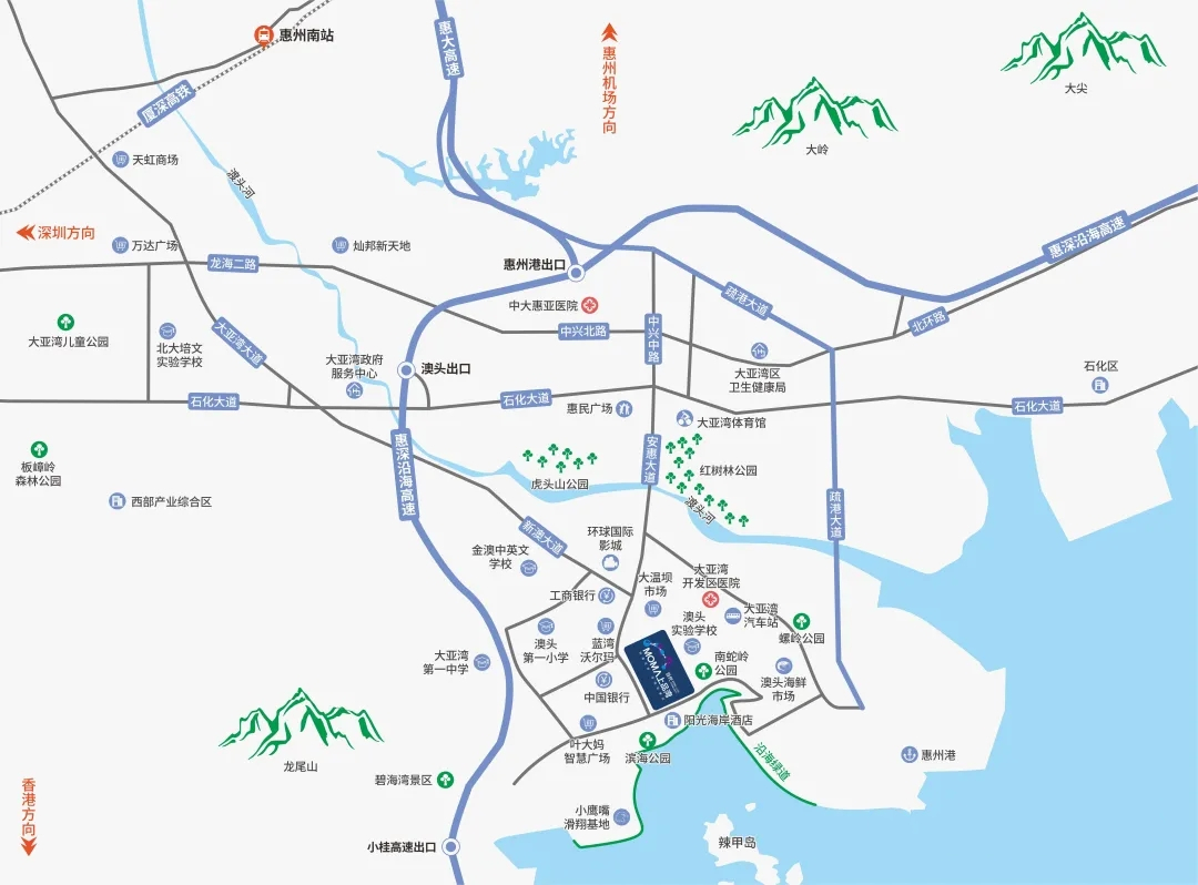 「当代momΛ上品湾」澳头地标豪宅,品牌开发商