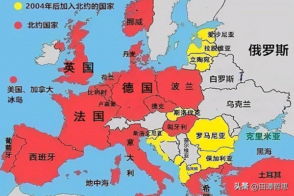 欧盟地图简图图片