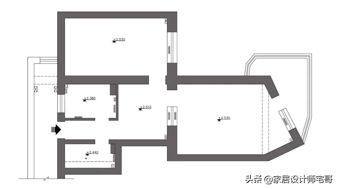 北京一家3口的50㎡小家，奇葩户型大改造，装修不豪华，但很温馨